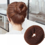 Women Lady Donut Hair Ring