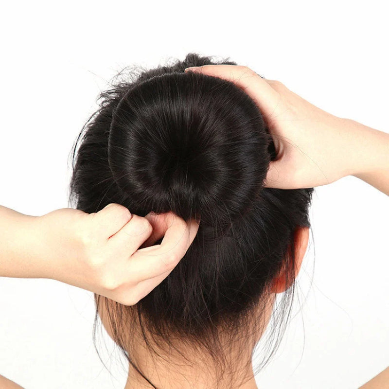 Women Lady Donut Hair Ring